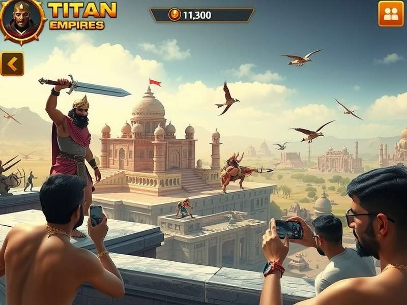 Indian players enjoying Titan Empires on mobile devices