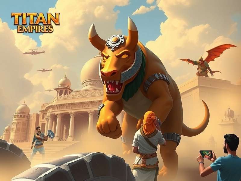 Titan creatures in Titan Empires game